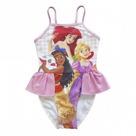 Maillot de bain filles Princess Ariel avec volants roses