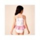 Maillot de bain filles Princess Ariel avec volants roses
