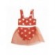 Bikini Minnie orange avec cœurs pour fille