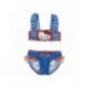 Bikini bleu et rouge Hello Kitty pour filles