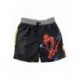 Short de bain noir Marvel avec Spider-Man