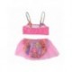Bikini rose enfant des Bisounours avec imprimé et tulle
