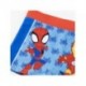 Boxer de banho azul com Spiderman e Iron Man