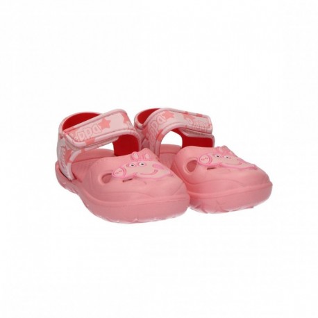 Sandalias rosas de playa Peppa Pig para niños en EVA