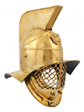 Casco gladiador de latón de Pompeya