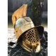Casco gladiador de latón de Pompeya