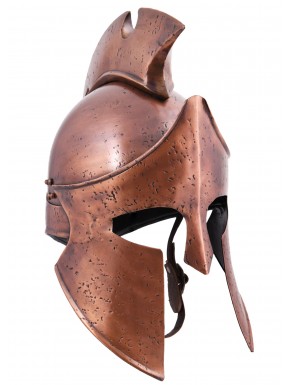 Casco griego de Themistocles en acero con acabado bronce