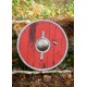 Escudo Viking Skjaldar vermelho LARP 60 cm