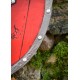 Escudo Viking Skjaldar vermelho LARP 60 cm