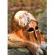Capacete coríntio de bronze com gorra de algodão