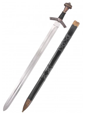Espada Excalibur histórica de Windlass con vaina de cuero