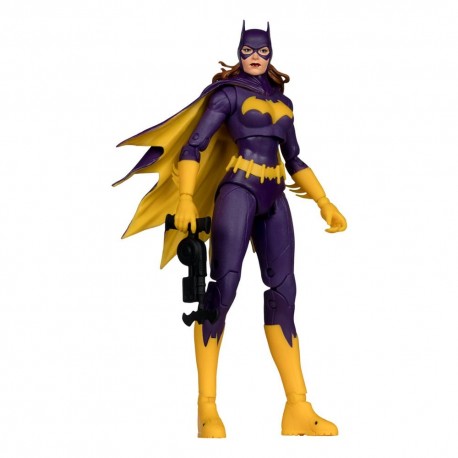 Figurine articulée de Batgirl, violet et jaune, 18 cm