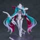 Figure articulée de Racing Miku 2024 avec plusieurs accessoires