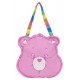 Bolsa rosa Cheer Bear de Care Bears con asas arcoíris