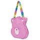 Bolsa rosa Cheer Bear de Care Bears con asas arcoíris