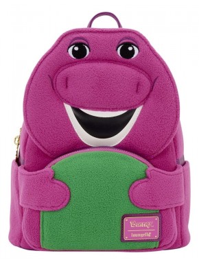 Mochila Mini Barney en lila y verde por Loungefly