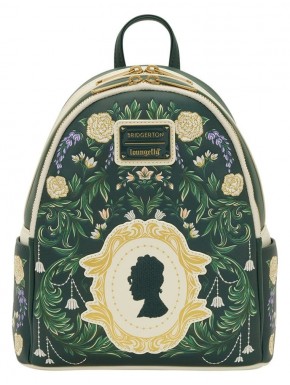 Mochila Mini Bridgerton Silhouette Floral de Loungefly