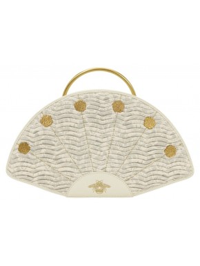 Bolso de mano Bridgerton con detalles dorados