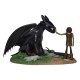 Estatua PVC Toothless y Hiccup de Beast Kingdom de 15 cm