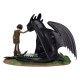 Estatua PVC Toothless y Hiccup de Beast Kingdom de 15 cm