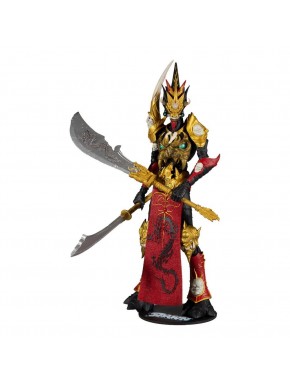 Figura articulada Mandarin Spawn de 18 cm con armadura dorada