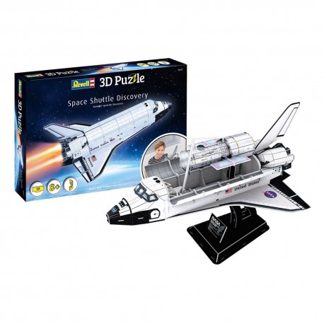 Puzzle 3D del transbordador espacial Discovery de Revell