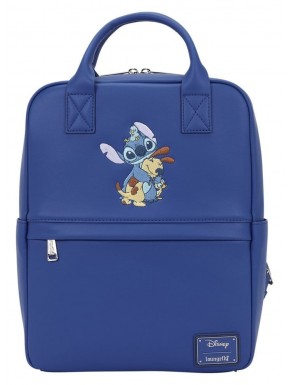 Mochila azul de Loungefly con diseño Lilo & Stitch