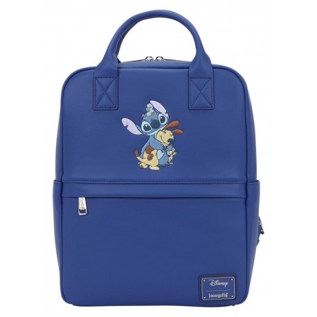 Mochila azul de Loungefly con diseño Lilo & Stitch
