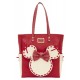 Sac rouge Disney Minnie Mouse avec pois par Loungefly