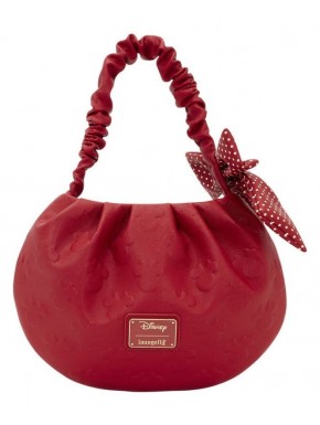 Sac à main rouge Minnie Mouse Rock the Dots avec nœud