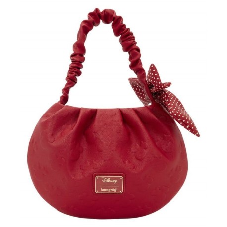 Sac à main rouge Minnie Mouse Rock the Dots avec nœud
