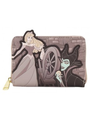 Portefeuille Disney avec design de Aurore et Maléfique