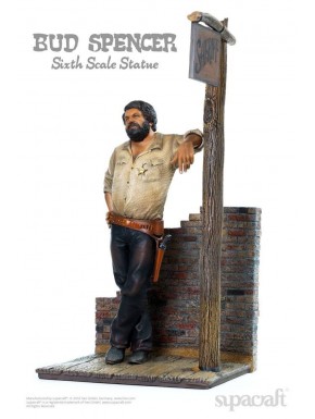 Estátua de Bud Spencer em Spaghetti Western da Supacraft