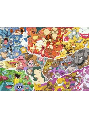 Puzzle de Pokémon de 1000 piezas con personajes icónicos
