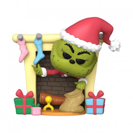 Figura de vinilo del Grinch con saco, POP! Deluxe