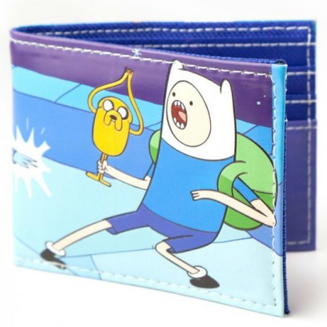 Wallet Adventure Time, Finn and Jake against the King of Ice