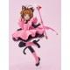 Estátua Cardcaptor Sakura fantasia de gato preto 22 cm