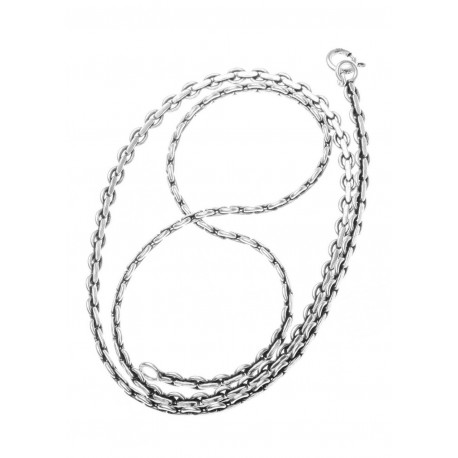Collier viking en argent sterling 55 cm