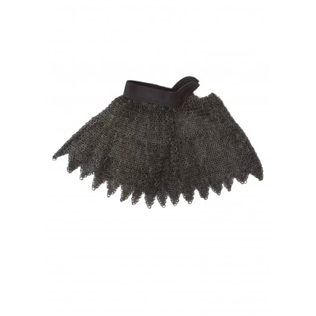 Aventail cotte de mailles FRW avec cuir et rivets