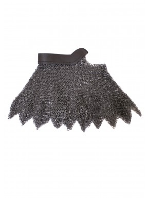 Aventail cotte de mailles RM avec cuir et anneaux 6mm