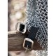 Chausses de cotte de mailles zincées avec sangles en cuir