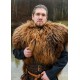 Cape d'épaule en fourrure marron style Berserker