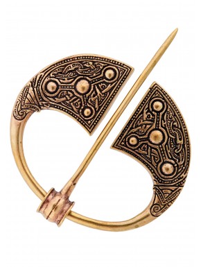 Fermoir viking en bronze avec design détaillé de Kilkenny