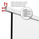 Écran électrique pour projecteur Phoenix Technologies 240x240 cm