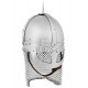Casque viking Gjermundbu en acier avec aventail en mailles