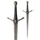 Réplique de la dague de Morgul des Nazgûl montée sur présentoir