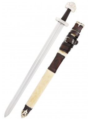 Espada del Rey Vikingo de acero al carbono con vaina de Windlass