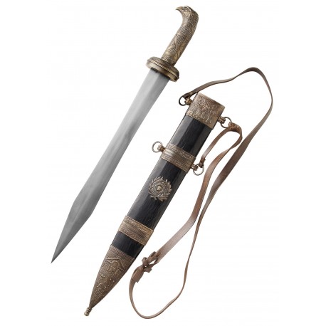 Gladius Águia de Roma da Windlass com bainha de couro