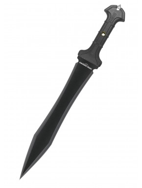 Espada preta Combat Commander com bainha reforçada