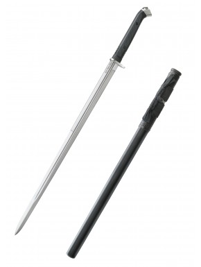 Épée Honshu Boshin à double tranchant avec fourreau